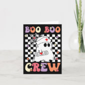 Groovy Boo Boo Crew Nurse Ghost Paramedic EMT EMS Kaart (Voorkant)