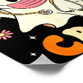 Groovy Boo Boo Crew Nurse Halloween Cute Ghost Wom Poster (Hoek)