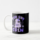 Groovy Boo Boo Crew Verpleegster Grappige Ghost Vr Koffiemok (Links)