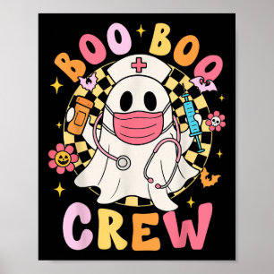 Groovy Boo Boo Crew Verpleegster Grappige Ghost Vr Poster