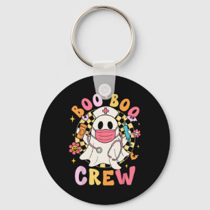Groovy Boo Boo Crew Verpleegster Grappige Ghost Vr Sleutelhanger