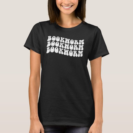 Groovy Bookworm Book Reading Book Nerd Librarian T-shirt (Voorkant)