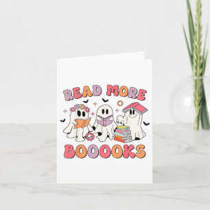 Groovy Booooks Geest Lees Meer Boeken Grappige Ler Kaart