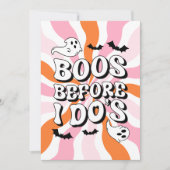 Groovy Boo's Voor ik doe's vrijgezellenfeest Kaart (Voorkant)