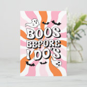 Groovy Boo's Voor ik doe's vrijgezellenfeest Kaart (Staand voorkant)