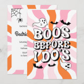 Groovy Boo's Voor ik doe's vrijgezellenfeest Kaart (Voorkant / Achterkant)