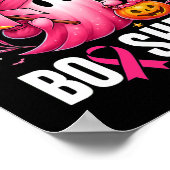 Groovy Borstkanker Is Boo Sheet Awareness Halve Poster (Hoek)