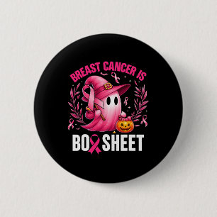 Groovy Borstkanker Is Boo Sheet Awareness Halve Ronde Button 5,7 Cm