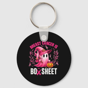 Groovy Borstkanker Is Boo Sheet Awareness Halve Sleutelhanger