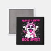 Groovy Borstkanker is Boo Sheet Bewustzijn Magneet (Voorkant / Achterkant)