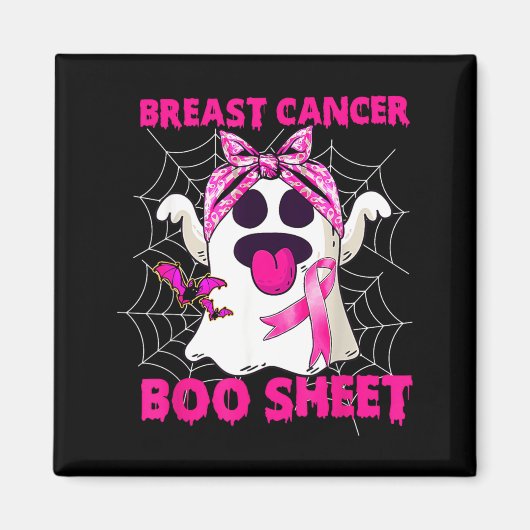 Groovy Borstkanker is Boo Sheet Bewustzijn Magneet (Voorkant)