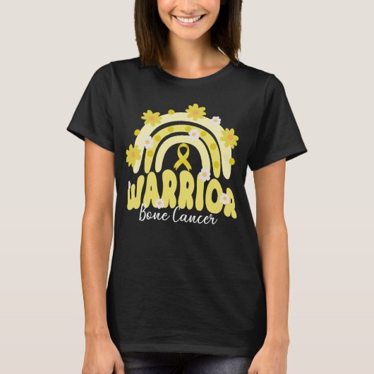 Groovy Botkanker Warrior Rainbow Flower T-shirt (Voorkant)