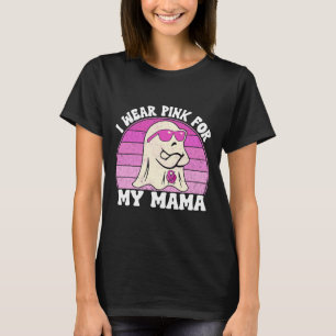 Groovy Breast Cancer Awareness Ghost I Draag Pink T-shirt