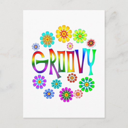 GROOVY BRIEFKAART (Voorkant)