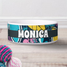 Groovy Bright Hippie Retro Bloemen Cool Cat