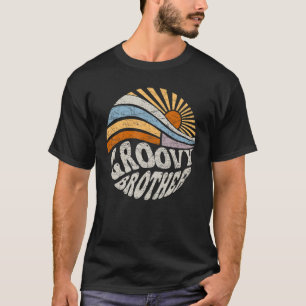 Groovy Brother 70's Aesthetisch 1970's Retro Broth T-shirt