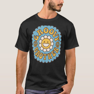 Groovy Brother 70's Aesthetisch 1970's Retro Broth T-shirt