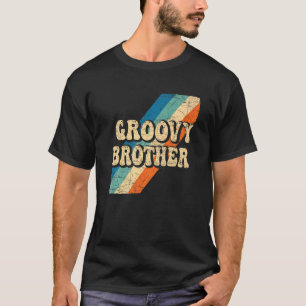 Groovy Brother 70s Aesthetische Nostalgia 1970's R T-shirt