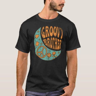 Groovy Brother 70s Aesthetische Nostalgia 1970's R T-shirt