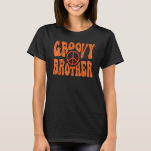 Groovy Brother 70s Aesthetische Nostalgia 1970's R T-shirt