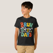 Groovy Bruh 67 Days Of School Sungles 67th Day Of T-shirt (Voorkant volledig)