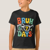 Groovy Bruh 67 Days Of School Sungles 67th Day Of T-shirt (Voorkant)
