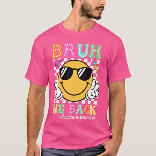 Groovy Bruh: we zijn terug van assistent-directeur T-shirt (Voorkant)