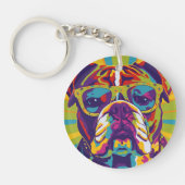 Groovy Bull Dog Keychain (Voorkant)