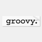 groovy. bumpersticker (Voorkant)