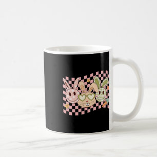 Groovy Bunny Smile Face Happy Easter Day Rabbit Hi Koffiemok