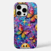 Groovy Butterflies: Retro Happy Vibes Case-Mate iPhone Case (Achterkant)