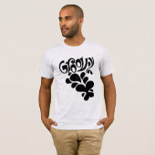 Groovy Butterfly Hippie Style T-shirt (Voorkant volledig)