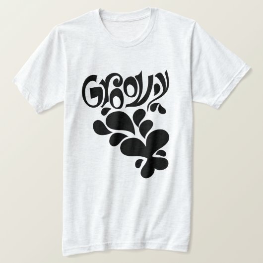 Groovy Butterfly Hippie Style T-shirt (Design voorkant)