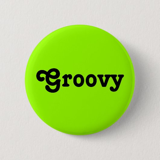 "Groovy"-Button Ronde Button 5,7 Cm (Voorkant)