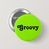 "Groovy"-Button Ronde Button 5,7 Cm (Voorkant /achterkant)