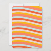 Groovy Camper Van Girls 1ste verjaardag Kaart (Achterkant)