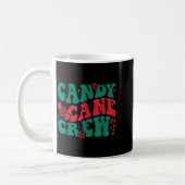 Groovy Candy Cane Crew Matching Family Group Squad Koffiemok (Links)