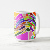 Groovy Candy Swirl Koffiemok (Voorkant rechts)