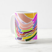 Groovy Candy Swirl Koffiemok (Voorkant links)