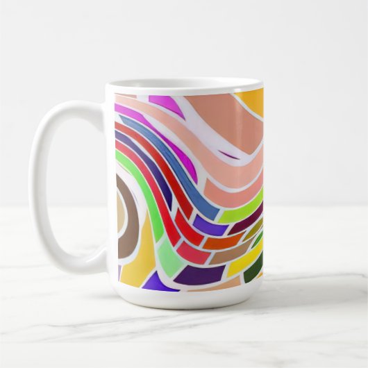 Groovy Candy Swirl Koffiemok (Links)