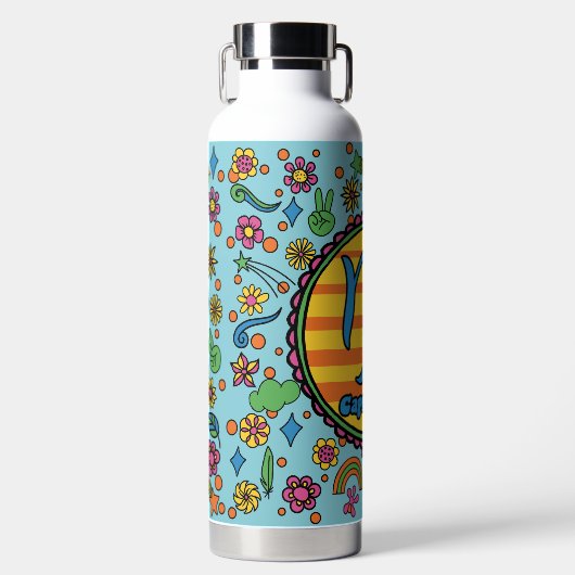 Groovy Capricorn Custom Waterfles (Voorkant)