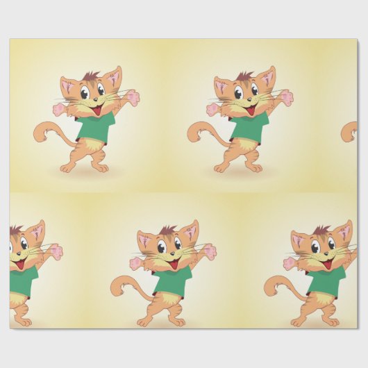 Groovy Cat Cadeaupapier (Vlak)