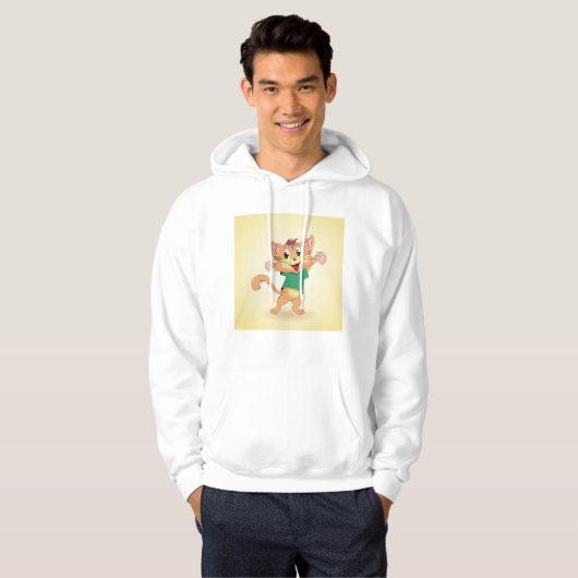 Groovy Cat Hoodie (Voorkant volledig)