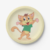 Groovy Cat Papieren Bordje (Voorkant)