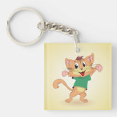 Groovy Cat Sleutelhanger (Voorkant)