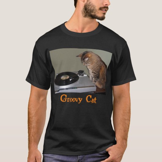Groovy Cat T-Shirt (Voorkant)