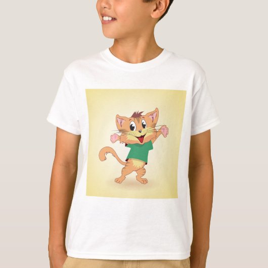 Groovy Cat T-shirt (Voorkant)