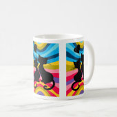 Groovy Cats Koffiemok (Voorkant rechts)