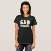 Groovy CEO IN TRAINING Ik ben de baas Millionaire T-shirt (Voorkant volledig)