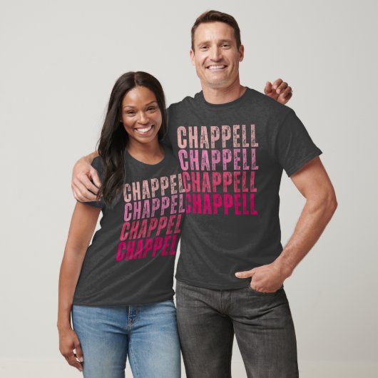 Groovy Chappell First Name Personalized Chappellee T-shirt (Unisex)